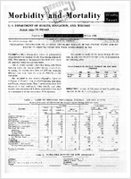Morbidity and Mortality Weekly Report Vol 11 No 33 for Release August 24 1962