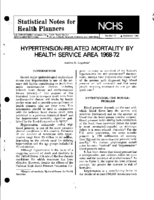 Hypertensionrelated mortality by health service area 196872