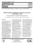 AIDS Knowledge and Attitudes of Hispanic Americans United States 1990