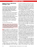 Bagaza Virus in Wild Birds Portugal 2021