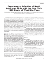 Experimental Infection of North American Birds with the New York 1999 Strain of West Nile Virus