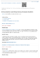 Immunization and Respiratory Diseases Bulletin
