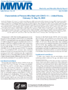 Characteristics of Persons Who Died with COVID19  United States February 12May 18 2020