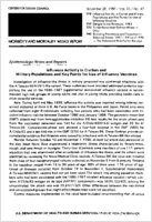 MMWR Morbidity and Mortality Weekly Report November 28 1986  Vol 35  No 47
