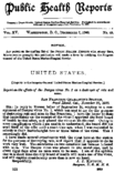 Public Health Reports  V 15 No 49 December 7 1900