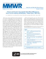 MMWR Morbidity and Mortality Weekly Report Vol 65 No 40 October 14 2016