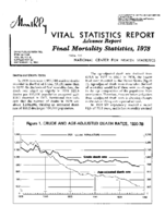 Advance report  Final mortality statistics 1978
