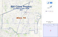 500 Cities Project Local Data for Better Health 2014 Allen TX