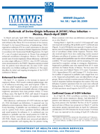 MMWR Morbidity and Mortality Weekly Report Dispatch  Vol 58 April 30 2009