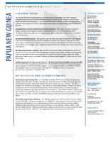 CDC Division of Global HIV  TB Country Profile Papua New Guinea February 2017