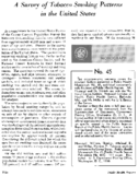 A survey of tobacco smoking patterns in the United States