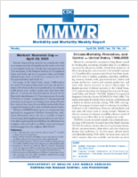 MMWR Morbidity and Mortality Weekly Report Vol 54 No 16 April 29 2005