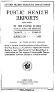 Public Health Reports  v 50 no 12  cover