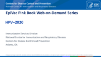 HPV2020 Pink Book WebonDemand Series 2020