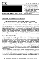 MMWR Morbidity and Mortality Weekly Report July 19 1991  Vol 40  No 28
