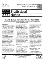 Health Status Indicators for the Year 2000