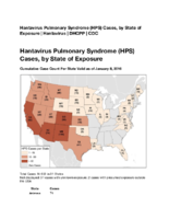 Hantavirus Pulmonary Syndrome HPS Cases by State of Exposure  Hantavirus  DHCPP  CDC