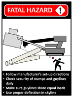 Toolbox Talk Guide Logger Killed by Falling Sheave When Yarder Tower Collapses
