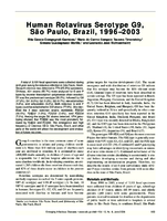Human Rotavirus Serotype G9 So Paulo Brazil 19962003