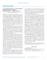 Notes From the Field Domestically Acquired Verona IntegronMediated MetalloLactamaseProducing Enterobacteriaceae  Indiana 20162017