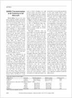 SARS Transmission and Commercial Aircraft