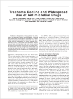 Trachoma Decline and Widespread Use of Antimicrobial Drugs