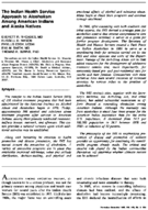 The Indian Health Service approach to alcoholism among American Indians and Alaska Natives