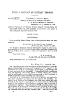 Weekly abstract of sanitary reports  v 4 no 42 October 18 1889