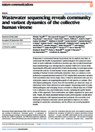 Wastewater Sequencing Reveals Community and Variant Dynamics of the Collective Human Virome