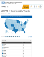 US COVID19 Cases Caused by Variants Jan 13 2021
