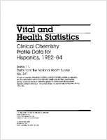 Clinical Chemistry Profile Data for Hispanics 198284