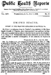 Public health reports  v 14 no 27 July 7 1899