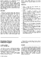 Smokeless Tobacco Reduction Program