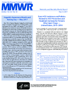 State HCV Incidence and Policies Related to HCV Preventive and Treatment Services for Persons Who Inject Drugs  United States 20152016