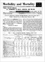 Morbidity and Mortality Weekly Report For release February 12 1960 Vol 9 No 5