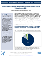 Symptoms of Generalized Anxiety Disorder Among Adults United States 2019