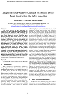 Adaptive Fractal Quadtree Approach for Efficient DroneBased Construction Site Safety Inspection