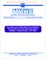 Morbidity and Mortality Weekly Report MMWR Surveillance Summaries January 2003  Vol 52  No SS1