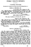 Public health reports  v 17 no 5 January 31 1902