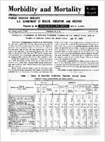 Morbidity and Mortality Weekly Report For release August 5 1960 Vol 9 No 30