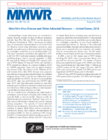 MMWR Morbidity and Mortality Weekly Report Vol 60 No 30 August 5 2011