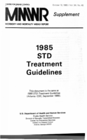 Morbidity and Mortality Weekly Report Supplement October 18 1985  Vol 34  No 4S