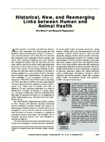 Historical New and Reemerging Links between Human and Animal Health