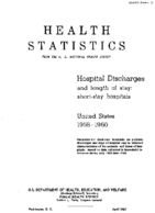Hospital discharges and length of stay shortstay hospitals United States 19581960
