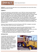 A yard hand was killed when he was crushed between the mast and the rollover protective structure of a forklift