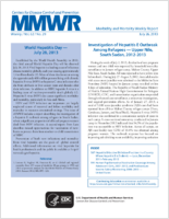 MMWR Morbidity and Mortality Weekly Report Vol 62 No 29 July 26 2013