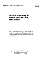 The Status of Hospital Discharge Data in Denmark Scotland West Germany and the United States