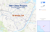 500 Cities Project Local Data for Better Health 2014 El Monte CA