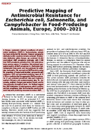 Predictive Mapping of Antimicrobial Resistance for Escherichia coli Salmonella and Campylobacter in FoodProducing Animals Europe 20002021