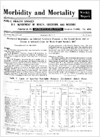 Morbidity and Mortality Weekly Report Vol 6 No 9 for Release March 8 1957